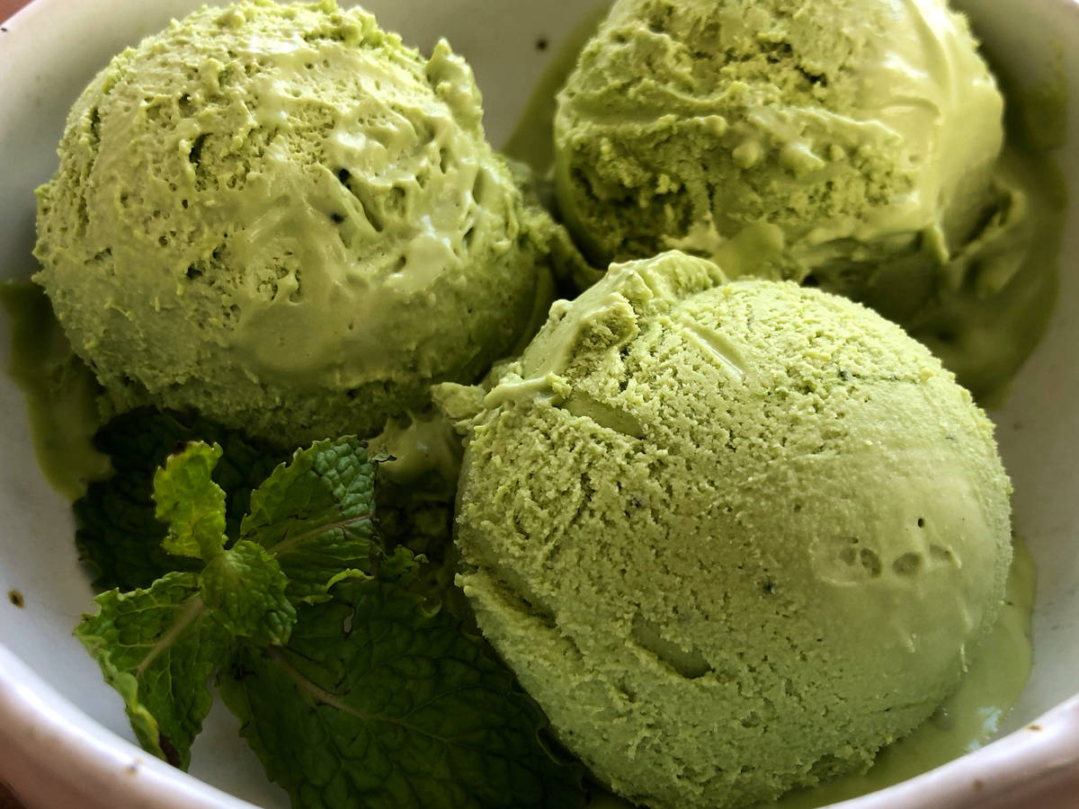 بستنی چای سبز