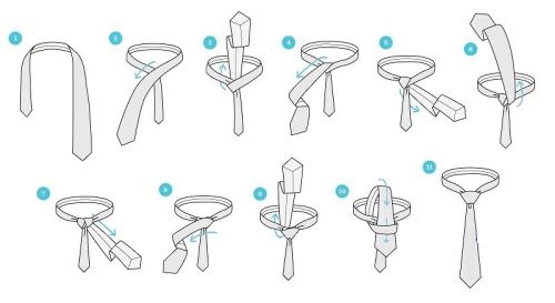 بستن کراوات گره ویندزور یا کراوات دو گره
