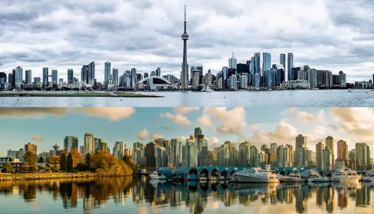 مقایسه تفریحات و درآمد در تورنتو و ونکوور