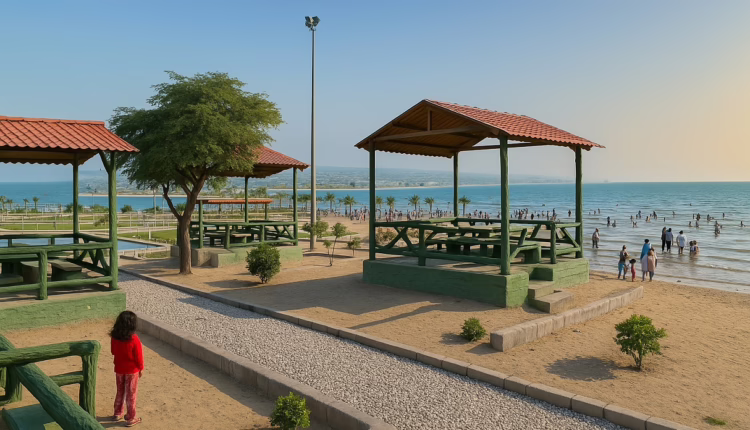 پارک ساحلی سهند بندرعباس، آرامش در آبی بیکران بوستان ساحلی